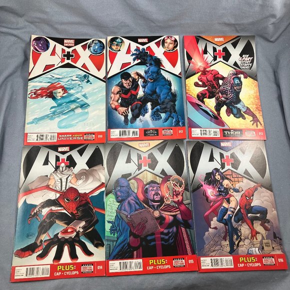 Avengers + X-Men A+X Marvel Comics Lot of 11 Issues 2013 Series AXIS #3+ - Picture 2 of 3